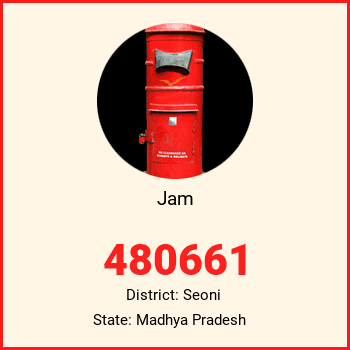 Jam pin code, district Seoni in Madhya Pradesh
