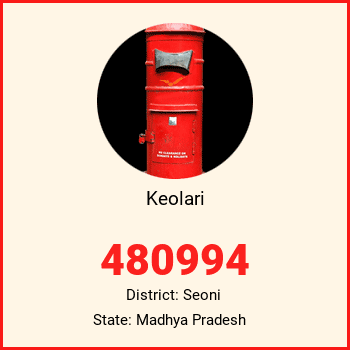Keolari pin code, district Seoni in Madhya Pradesh