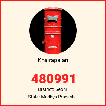 Khairapalari pin code, district Seoni in Madhya Pradesh