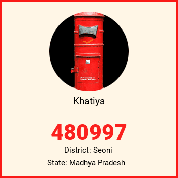 Khatiya pin code, district Seoni in Madhya Pradesh