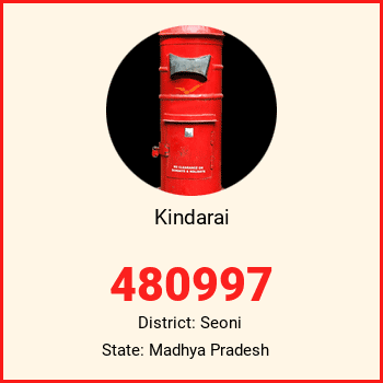 Kindarai pin code, district Seoni in Madhya Pradesh