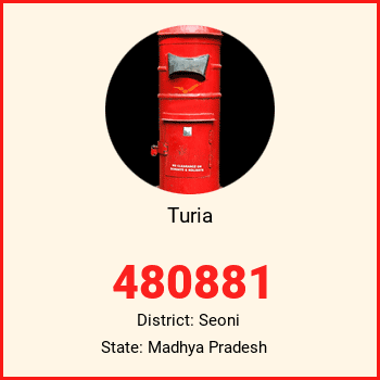 Turia pin code, district Seoni in Madhya Pradesh