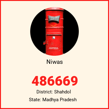 Niwas pin code, district Shahdol in Madhya Pradesh