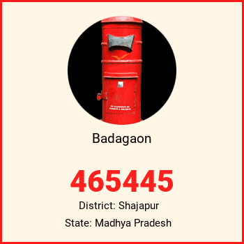 Badagaon pin code, district Shajapur in Madhya Pradesh
