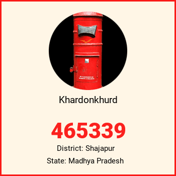 Khardonkhurd pin code, district Shajapur in Madhya Pradesh