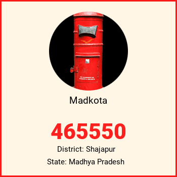 Madkota pin code, district Shajapur in Madhya Pradesh