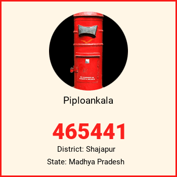 Piploankala pin code, district Shajapur in Madhya Pradesh