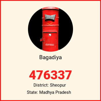 Bagadiya pin code, district Sheopur in Madhya Pradesh