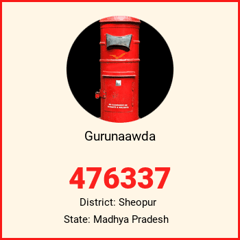 Gurunaawda pin code, district Sheopur in Madhya Pradesh