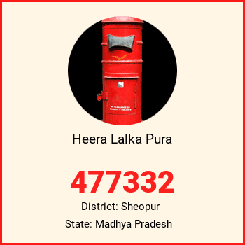 Heera Lalka Pura pin code, district Sheopur in Madhya Pradesh