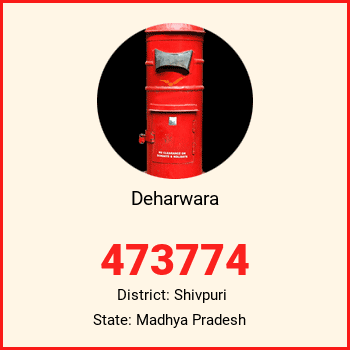 Deharwara pin code, district Shivpuri in Madhya Pradesh