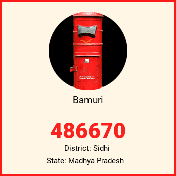 Bamuri pin code, district Sidhi in Madhya Pradesh