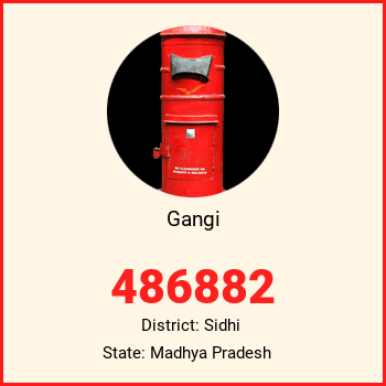 Gangi pin code, district Sidhi in Madhya Pradesh