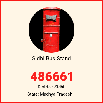 Sidhi Bus Stand pin code, district Sidhi in Madhya Pradesh