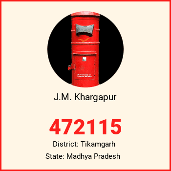 J.M. Khargapur pin code, district Tikamgarh in Madhya Pradesh