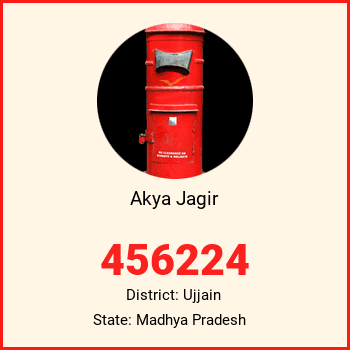 Akya Jagir pin code, district Ujjain in Madhya Pradesh