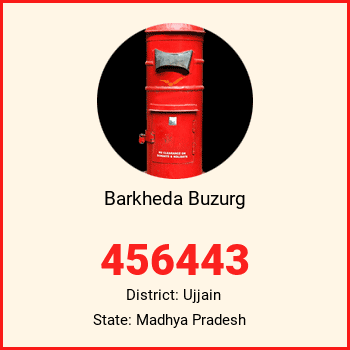 Barkheda Buzurg pin code, district Ujjain in Madhya Pradesh