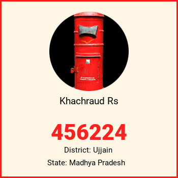 Khachraud Rs pin code, district Ujjain in Madhya Pradesh