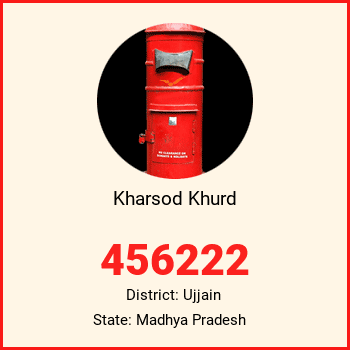 Kharsod Khurd pin code, district Ujjain in Madhya Pradesh