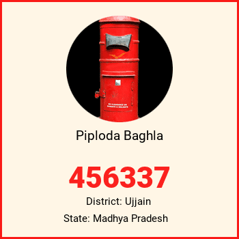 Piploda Baghla pin code, district Ujjain in Madhya Pradesh