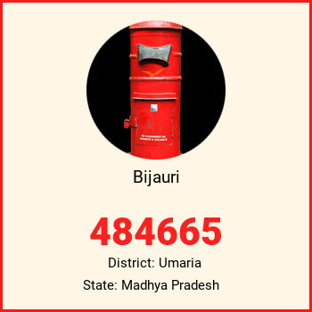 Bijauri pin code, district Umaria in Madhya Pradesh