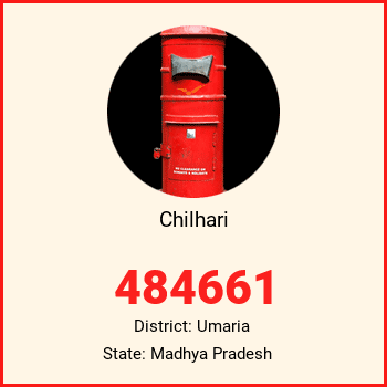 Chilhari pin code, district Umaria in Madhya Pradesh