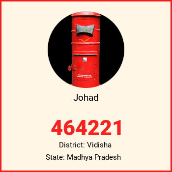 Johad pin code, district Vidisha in Madhya Pradesh