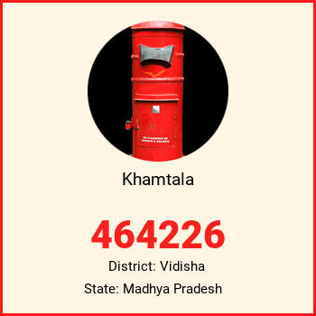 Khamtala pin code, district Vidisha in Madhya Pradesh