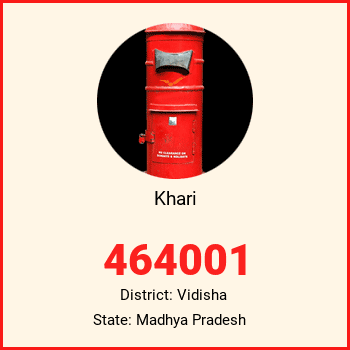 Khari pin code, district Vidisha in Madhya Pradesh