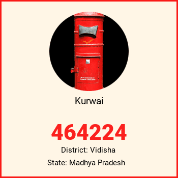 Kurwai pin code, district Vidisha in Madhya Pradesh