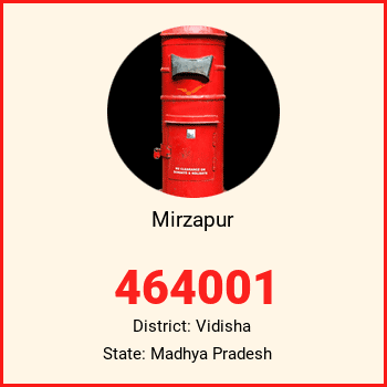 Mirzapur pin code, district Vidisha in Madhya Pradesh