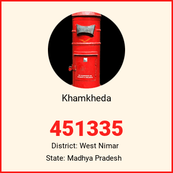 Khamkheda pin code, district West Nimar in Madhya Pradesh