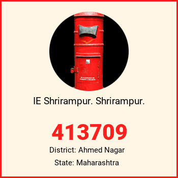 IE Shrirampur. Shrirampur. pin code, district Ahmed Nagar in Maharashtra