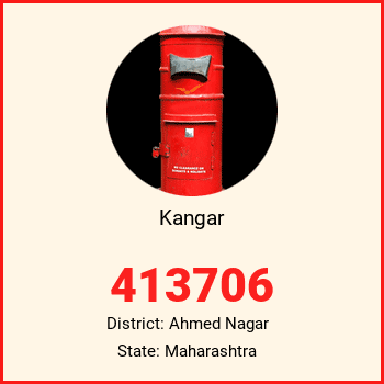 Kangar pin code, district Ahmed Nagar in Maharashtra