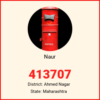 Naur pin code, district Ahmed Nagar in Maharashtra