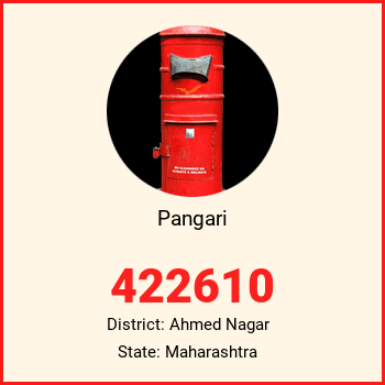 Pangari pin code, district Ahmed Nagar in Maharashtra