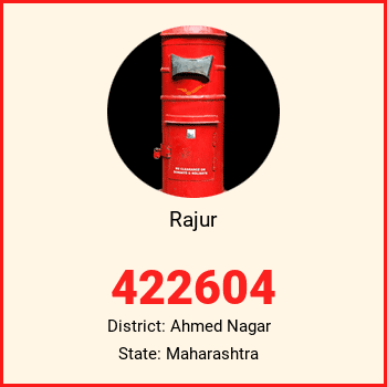 Rajur pin code, district Ahmed Nagar in Maharashtra