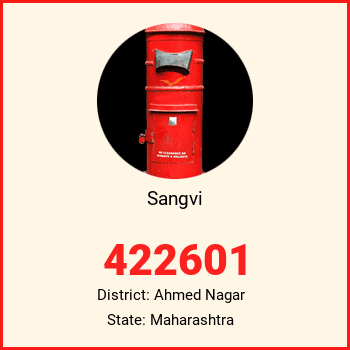 Sangvi pin code, district Ahmed Nagar in Maharashtra