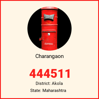 Charangaon pin code, district Akola in Maharashtra