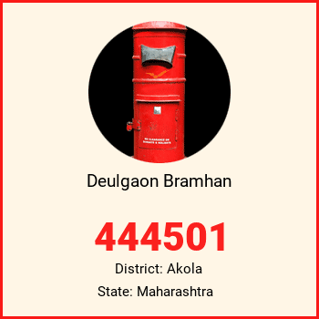 Deulgaon Bramhan pin code, district Akola in Maharashtra