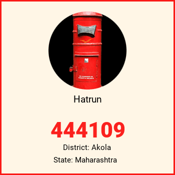 Hatrun pin code, district Akola in Maharashtra