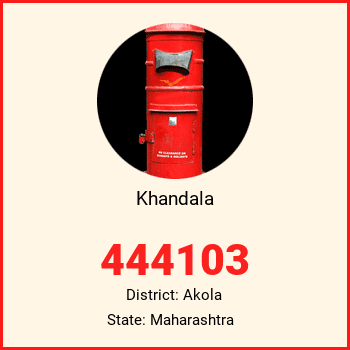 Khandala pin code, district Akola in Maharashtra