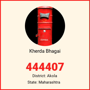Kherda Bhagai pin code, district Akola in Maharashtra