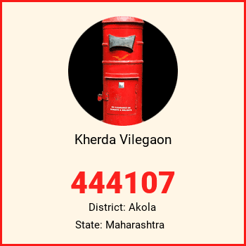 Kherda Vilegaon pin code, district Akola in Maharashtra