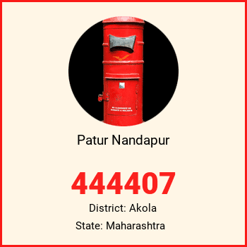 Patur Nandapur pin code, district Akola in Maharashtra