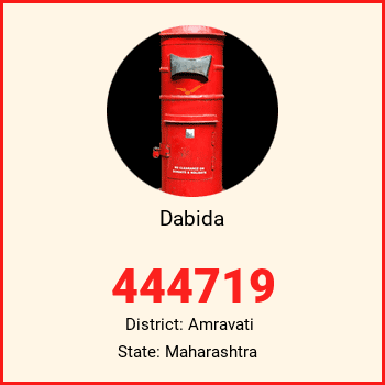 Dabida pin code, district Amravati in Maharashtra