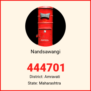 Nandsawangi pin code, district Amravati in Maharashtra