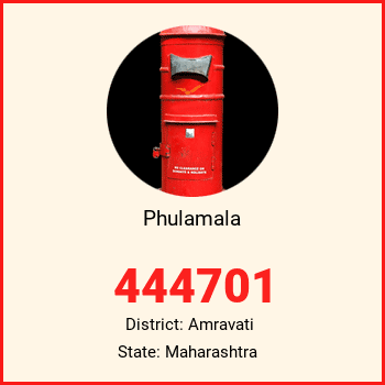 Phulamala pin code, district Amravati in Maharashtra