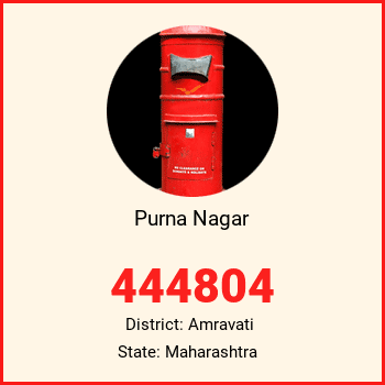 Purna Nagar pin code, district Amravati in Maharashtra