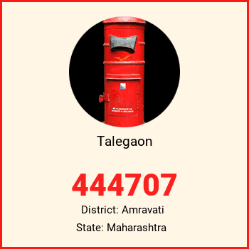 Talegaon pin code, district Amravati in Maharashtra